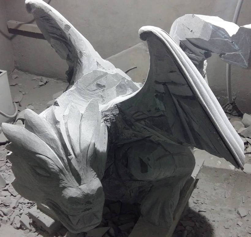 Работа камнерезной мастерской Алексея Короткова