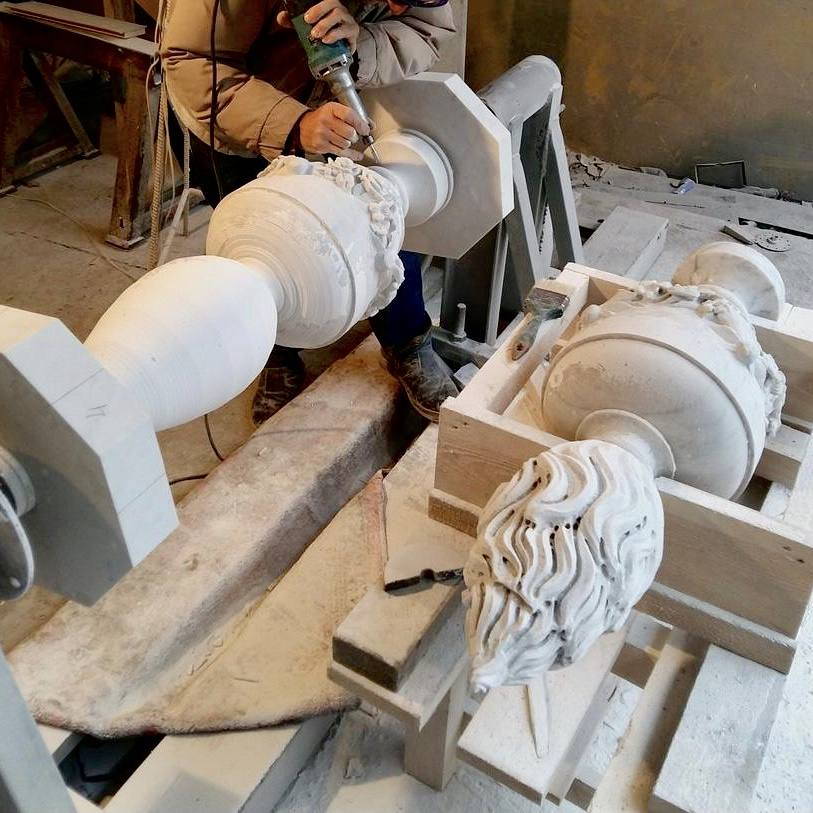 Работа камнерезной мастерской Алексея Короткова